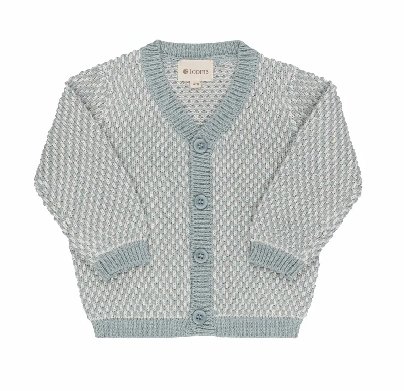 cardigan kids starry night -Looms Bubble Knit Collection Blue Cardigan