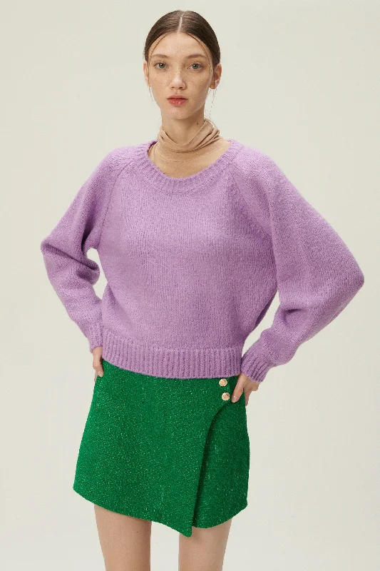 jute-ramie pullover sweater rustic -Blair Crew Neck Sweater