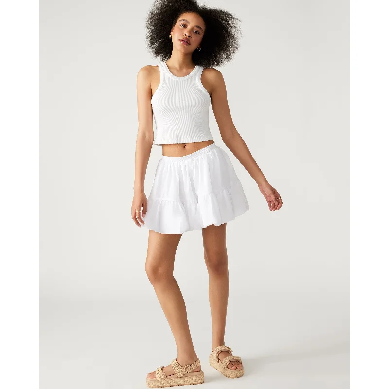 tan rest skirts -Aisha Skirt White