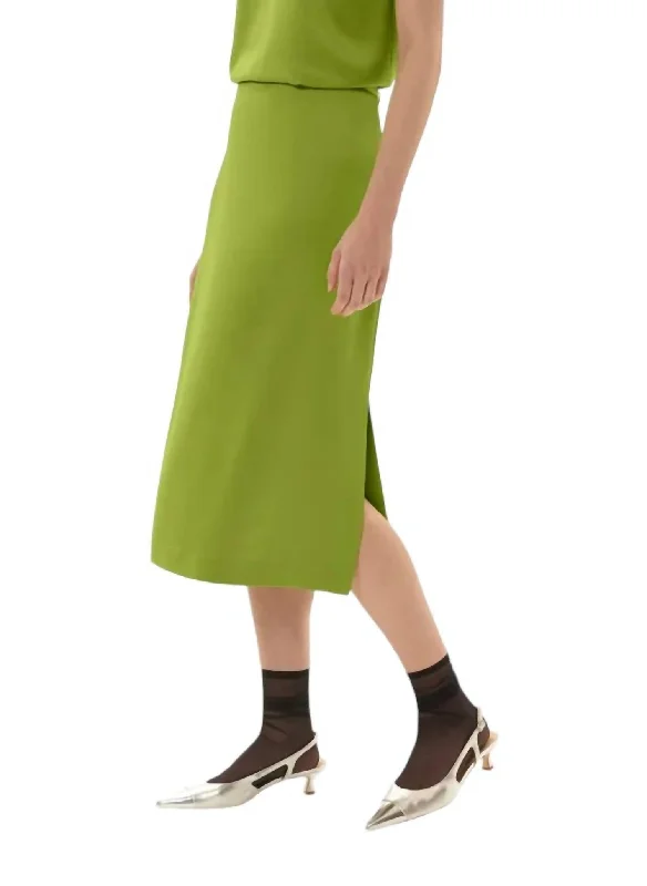 full sleek skirts -Jenny Skirt In Green