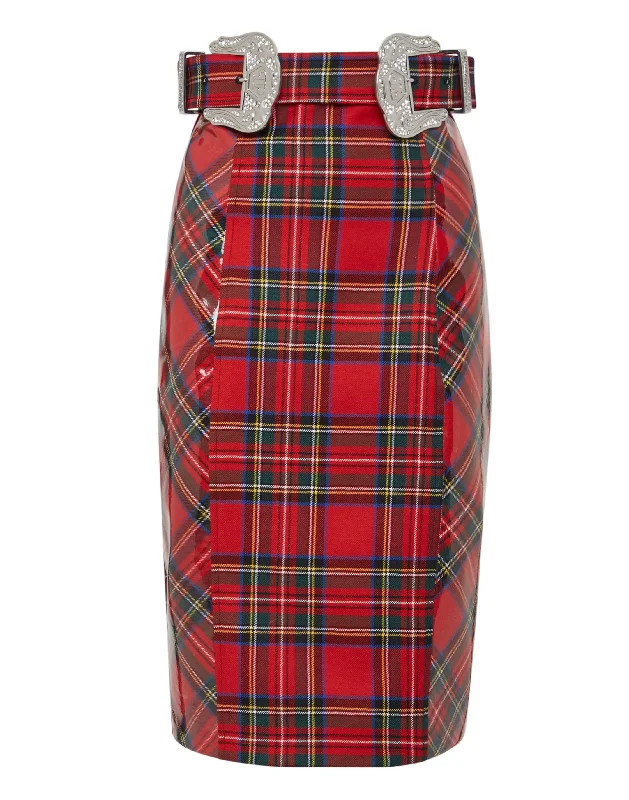 twilight sturdy skirts -Short Skirt Tartan