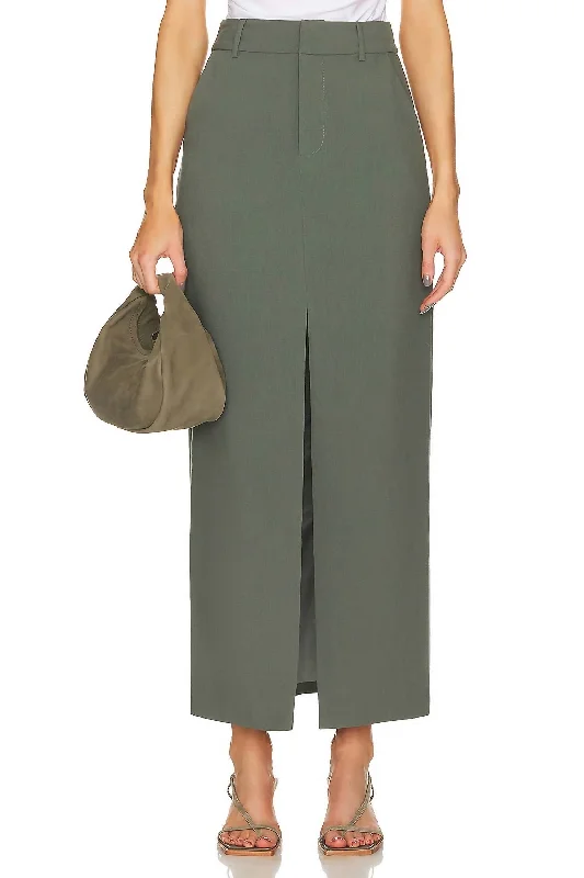 sienna sturdy skirts -Tess Skirt In Olive