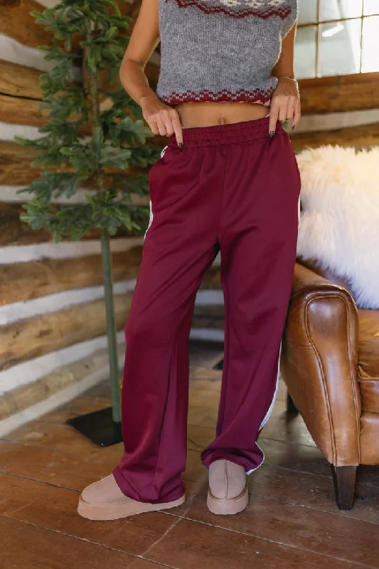 flare line pants -Ahead of the Game Pants