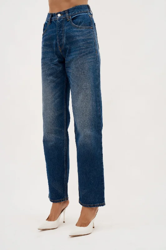 mint covert pants -Baggy True Blue Jeans