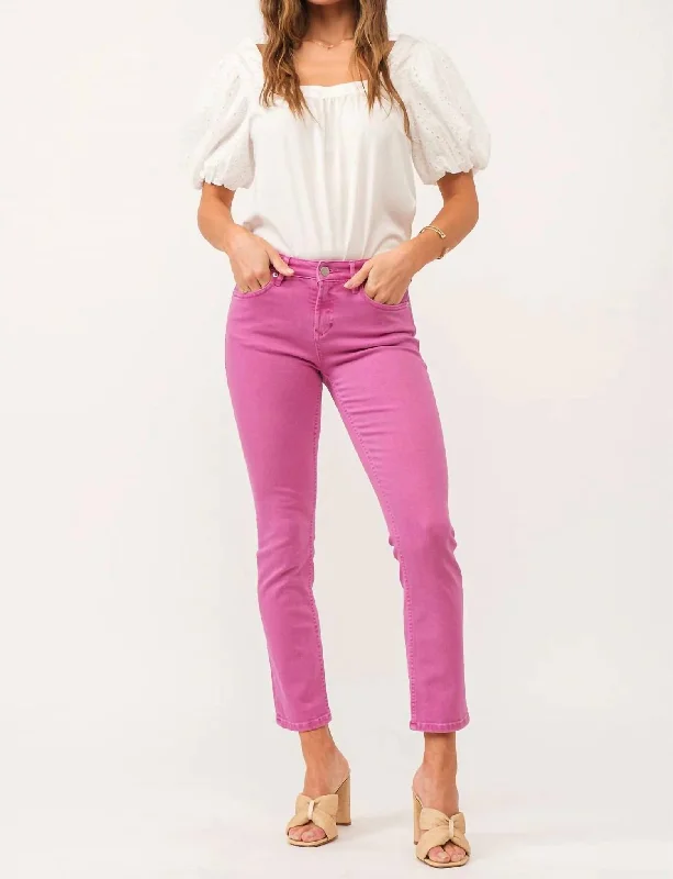 cranberry rest pants -Blaire Jeans In Carnation Pink