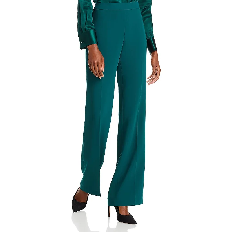 sienna durable pants -Bleeker Womens Hidden Side Zipper Creased Leg Dress Pants