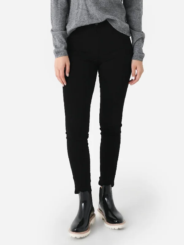 men’s robust pants -Bodycon Skinny Jean In Plush Black