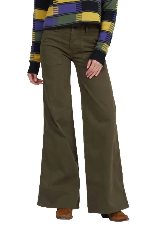 lilac muted pants -Boma Jean In Safari Green