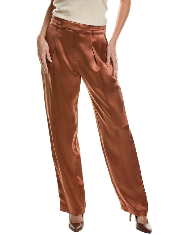 gym ready pants -Brunello Cucinelli Silk Pant