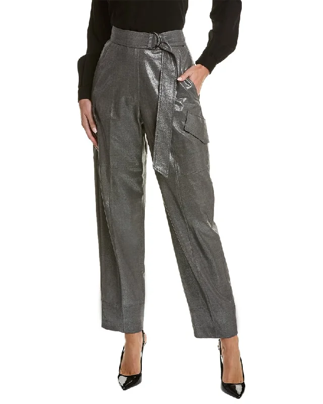 honey comfy pants -Brunello Cucinelli Wool-Blend Pant