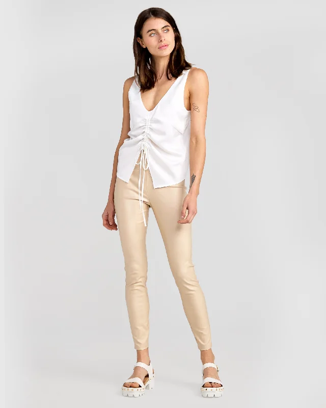 plus stretch pants -City Slicker Coated Legging