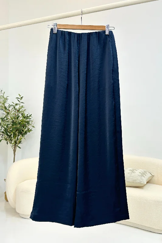 vivid ease pants -Daydreamer Wide Leg Pants Navy (Preorder)