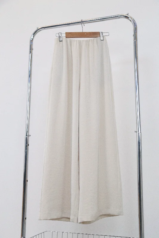 fluid stretch pants -Daydreamer Wide Leg Pants Pearl (Preorder)