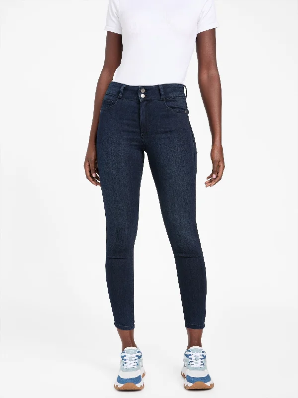 waffle stretch pants -Eco Emilia High-Rise Skinny Jeans