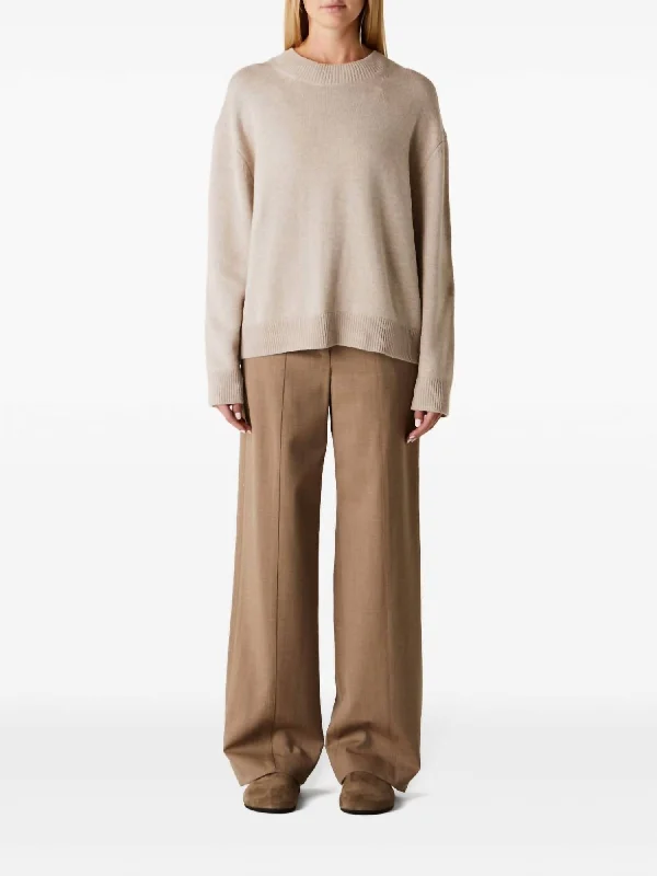 airy stretch pants -Elizabeth St. Trouser Pants In Sandstone