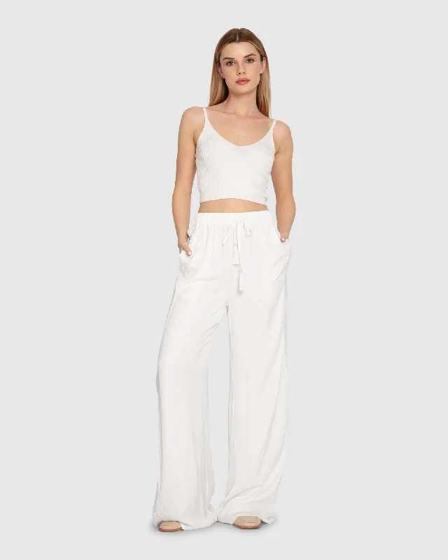 snow stretch pants -Everywhere All At Once Wide Leg Pant