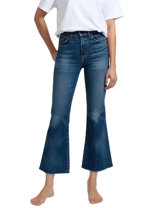 draped leg pants -Geek Flare Jean In Auburn