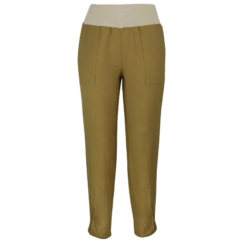 rose glow pants -Gerrie linen pant Gem