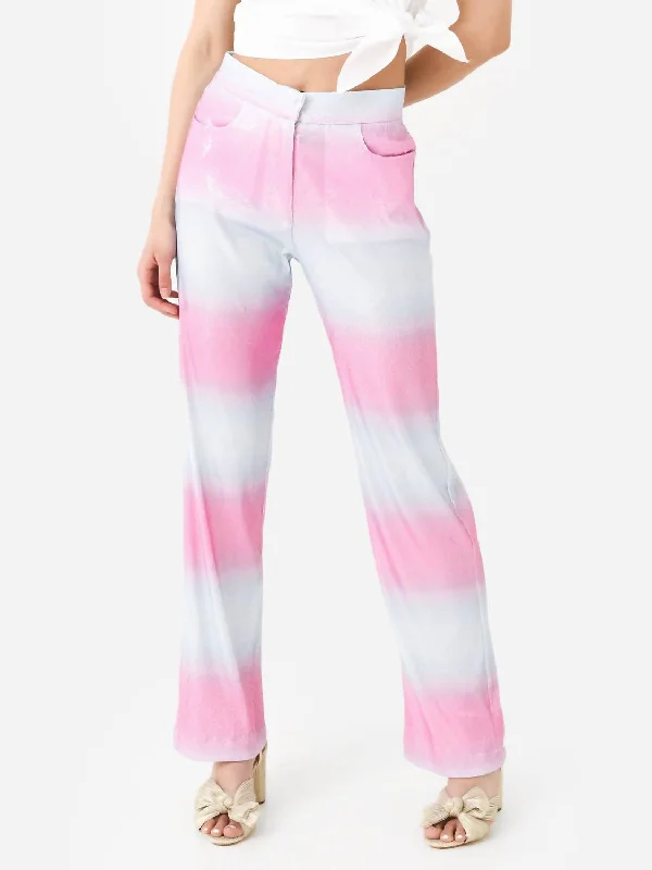 gym ready pants -Gilly Pant In Sequin