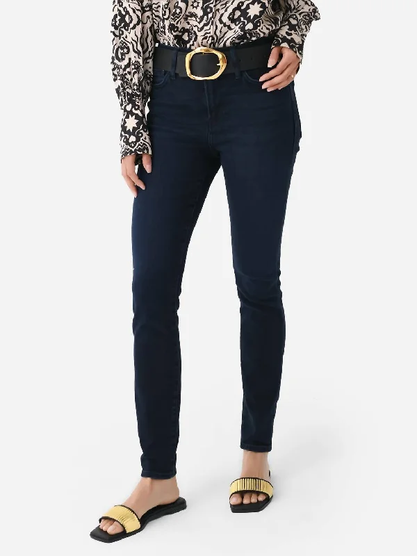 sand edge pants -Le High Skinny Jean In Onyx Indigo