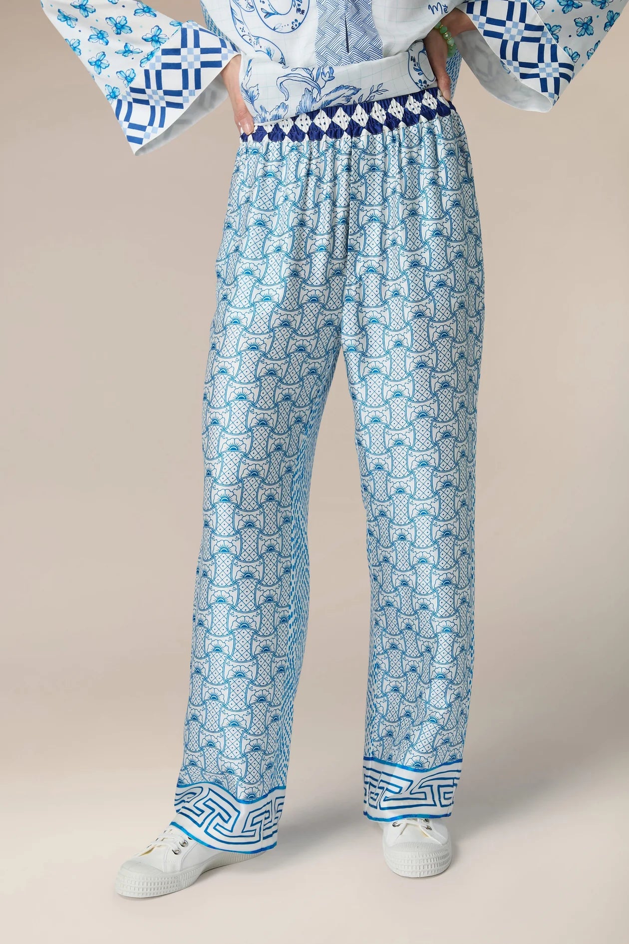 saffron striking pants -Bailey Amalfi Coast Straight Leg Track Pants