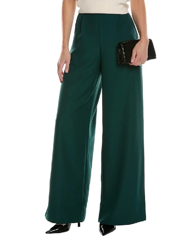 sky striking pants -MEIVEN Pleated Pull-On Pant