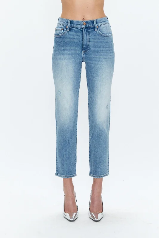 form tough pants -Monroe Crop High Rise Cigarette Jean In Notting Hill Vintage