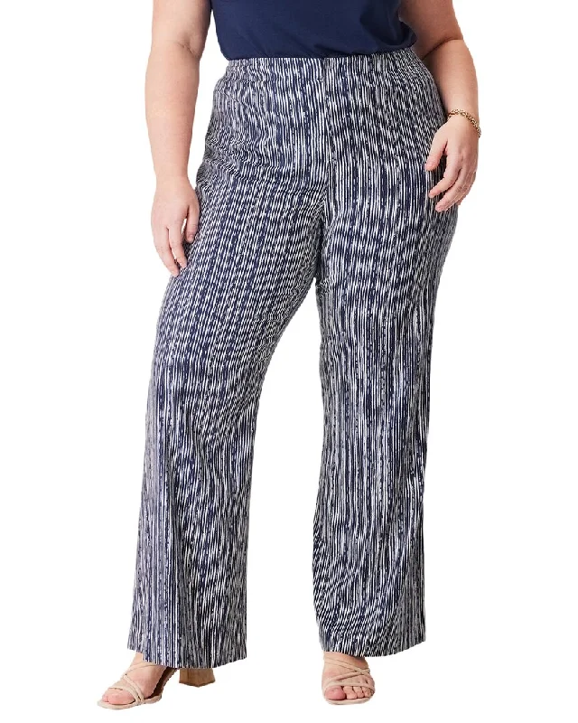 rose stripe pants -NIC+ZOE Plus Spring Rain Wide Leg Pant