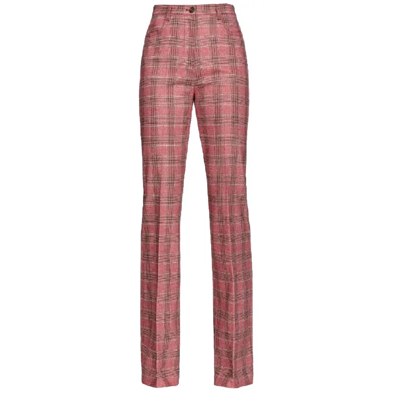 saffron print pants -PINKO  Polyester Jeans & Women's Pant