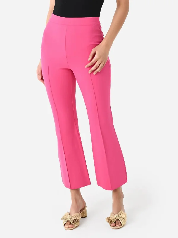 pair ease pants -Porterfield Crop Flare Pant In Fuschia