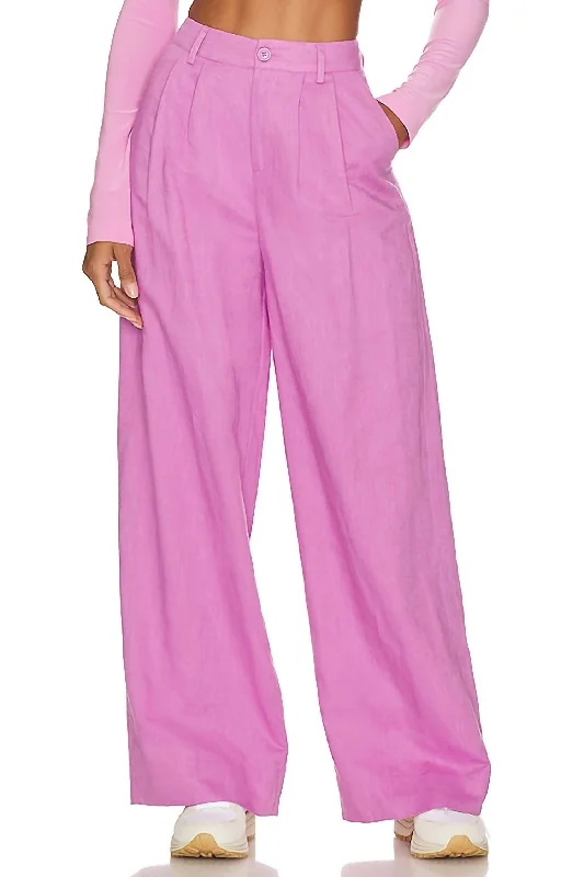 loose gym pants -Rylie Pants In Pansy