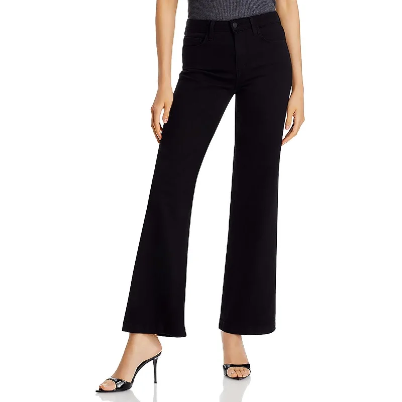 basil stretch pants -Scottie Womens Denim Stretch Wide Leg Jeans