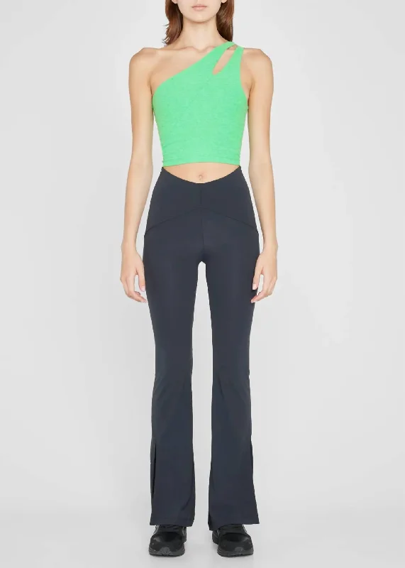 bronze bold pants -Serve High Rise Flare Pant In Gray