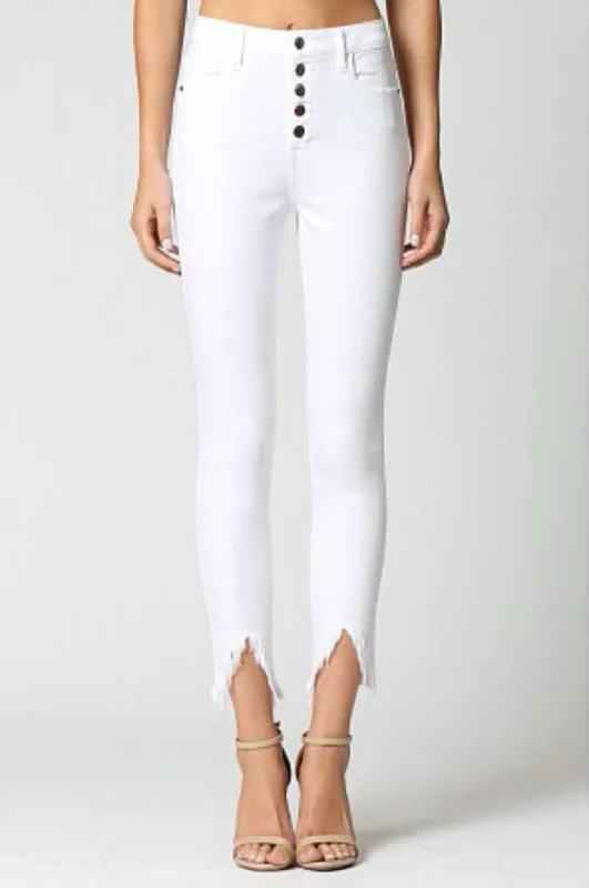 lime wash pants -Women's Caroline High Rise Skinny Jeans In White