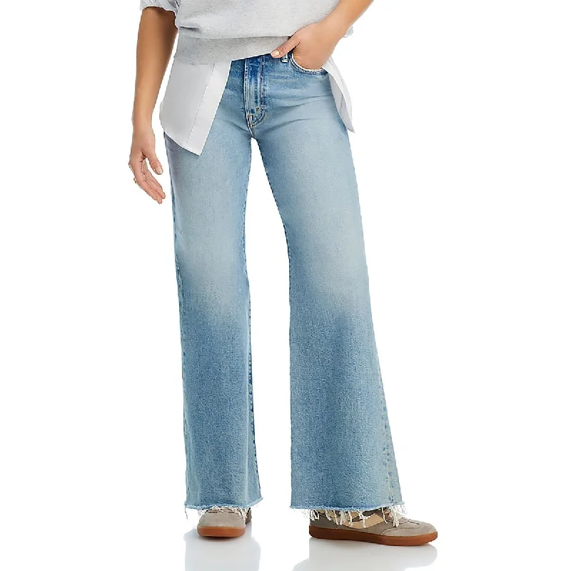 seam line pants -Womens High Rise Denim Bootcut Jeans