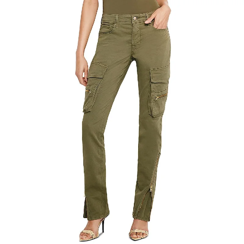 ombre fit pants -Womens Skinny Ankle Cargo Pants