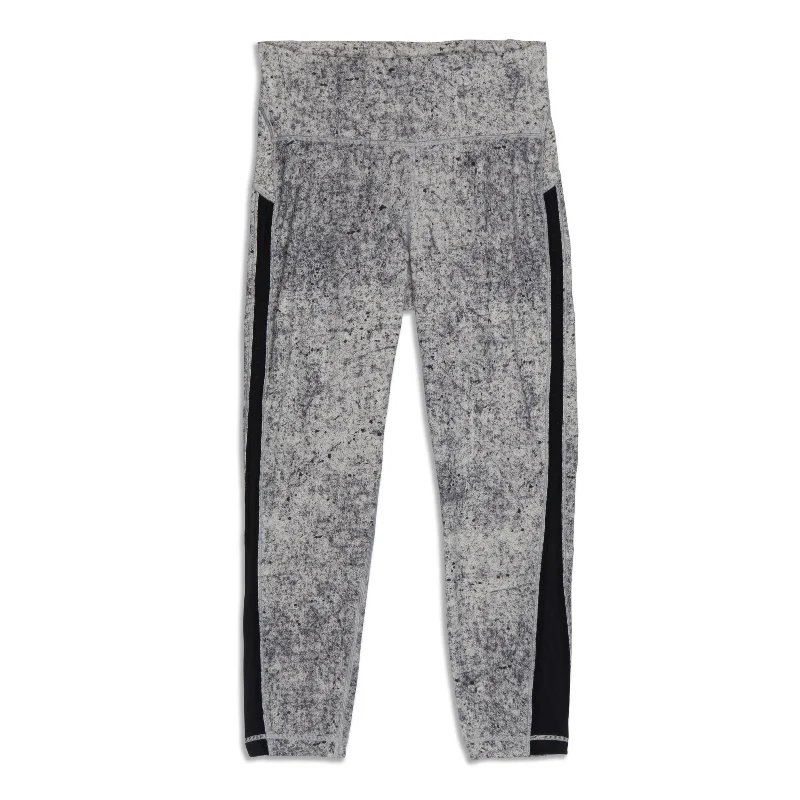 tie distressed pants -Wunder Under High Rise Legging - Resale